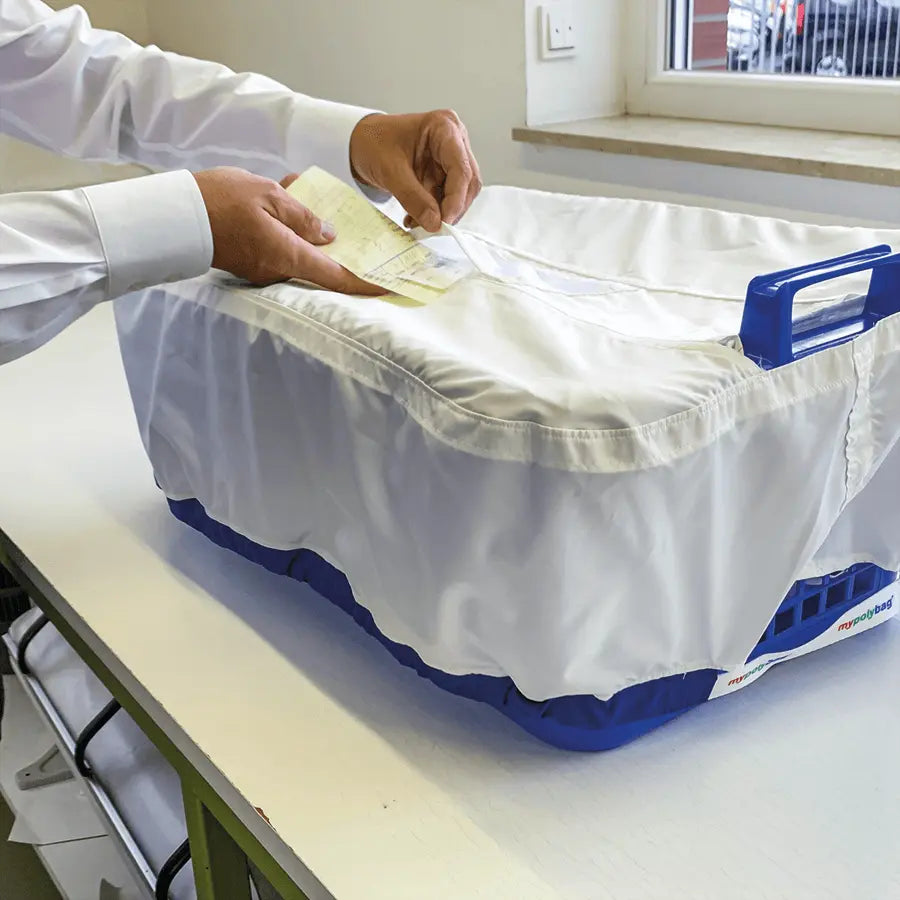 mypolybag Kombi-Wäschekorbabdeckung